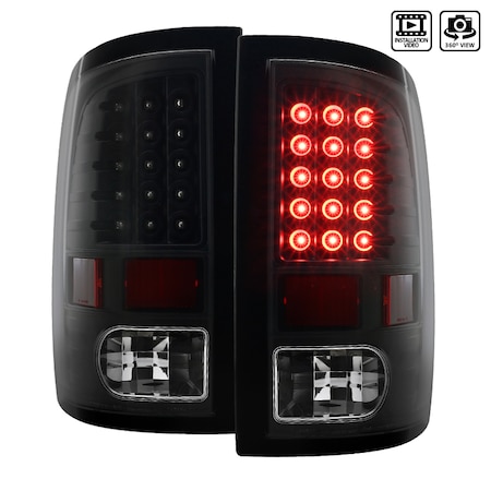 Spec-D Tuning 09-17 Dodge Ram LED Tail Lights LT-RAM09JMLED-V2-TM